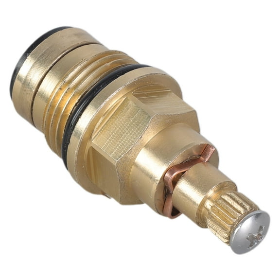 RUISINERY Faucet Cartridge Brass Slow Opening Spool Tap Valves Spool Faucet Hot and Cold Water Spool Tap Valves Cores Faucet Parts