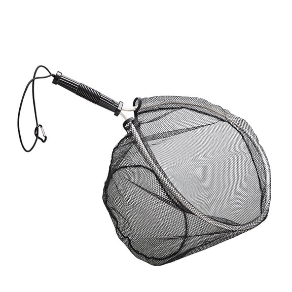 RUISINERY Fishing Net with Comfortable Grip Handle Aluminum Fishing Landing Net Portable for Adult Unisex Small Landing Net
