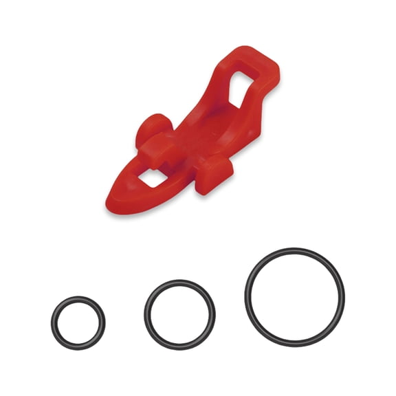 RUISINERY Fishing Rod Hook Keeper Baits Holder with Rubber Rings Fishing Lures Hook Keeping Holder Fishing Tackle