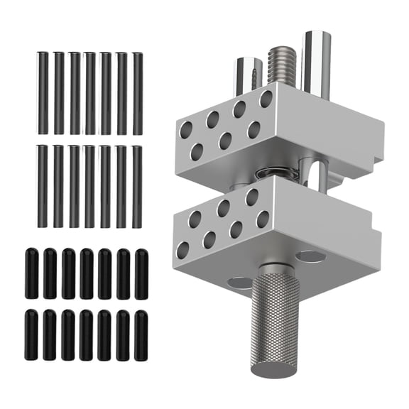 RUISINERY Flexible Miniature Metal Vise Portable Design For Model Making DIYer Projects With Adjustable Height And Antislip Base