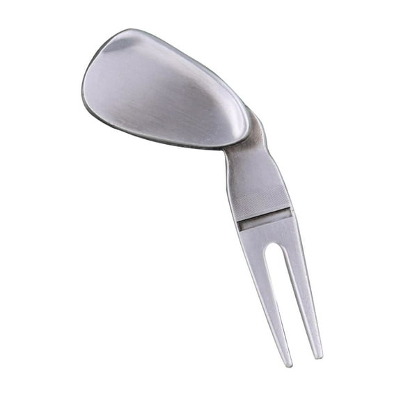 RUISINERY Golfs Balls Marker Alloy Curved Spit for Men Women Golfer Golfs Accessory Golfs Divot Repair Tool Golfs Green Divot Tool