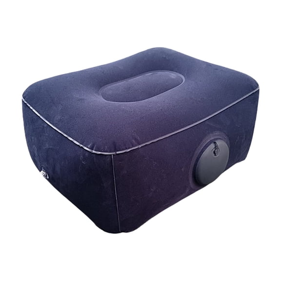 RUISINERY Inflatable Travel Leg Up Foot Rest Pillow for Muscle Relief Cushions with Press Air Pumps for Home Office and Travel