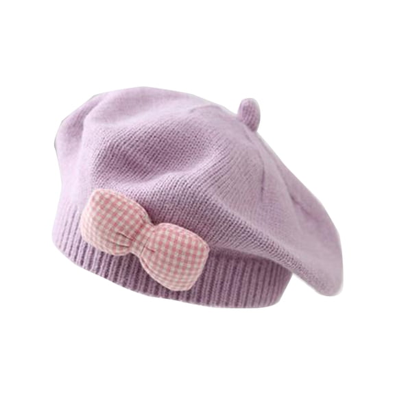 RUISINERY Knitted Soft & Comfortable Hat Stylish Infant Girl Hat for Outdoor Activities