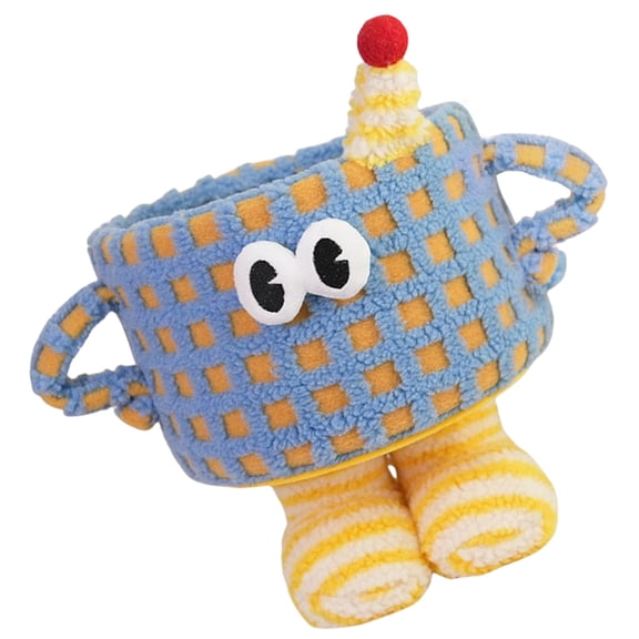 RUISINERY Large Capacity Cotton Rope Storage Basket For Kids Room Organization And Home Decors With Lovely Cartoon Designs