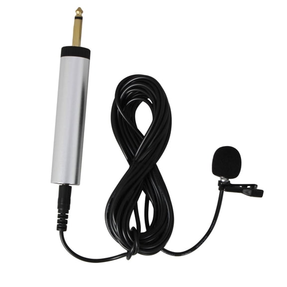 RUISINERY Lavalier Lapel Microphone Portable Wire Musical Instrument Mic Pickup Microphone for Trumpet Violin Banjo Instrument