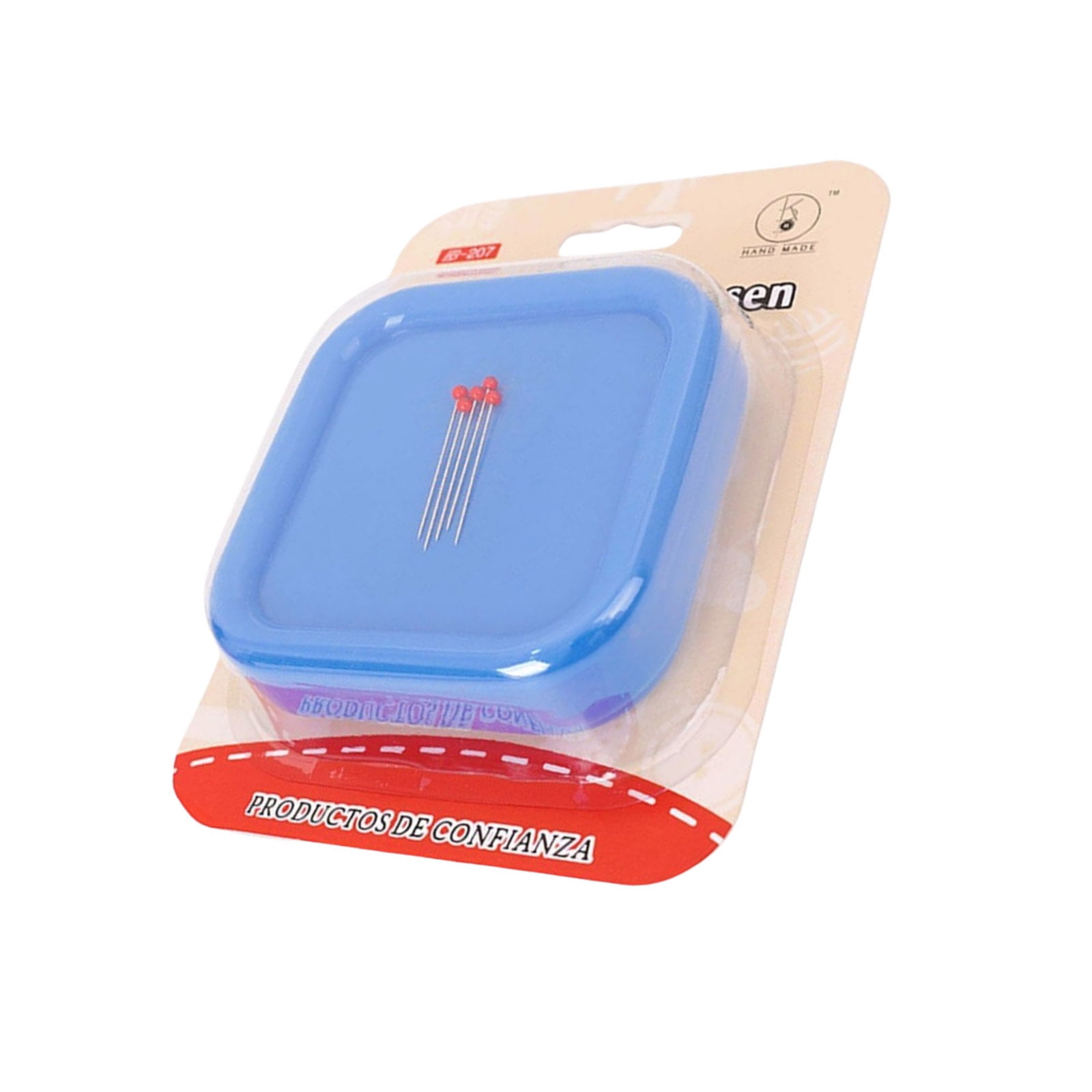 Pelote à épingles Magnétique Carrée - Rangement Pour Aiguilles, Bleue, Marque Uxcell