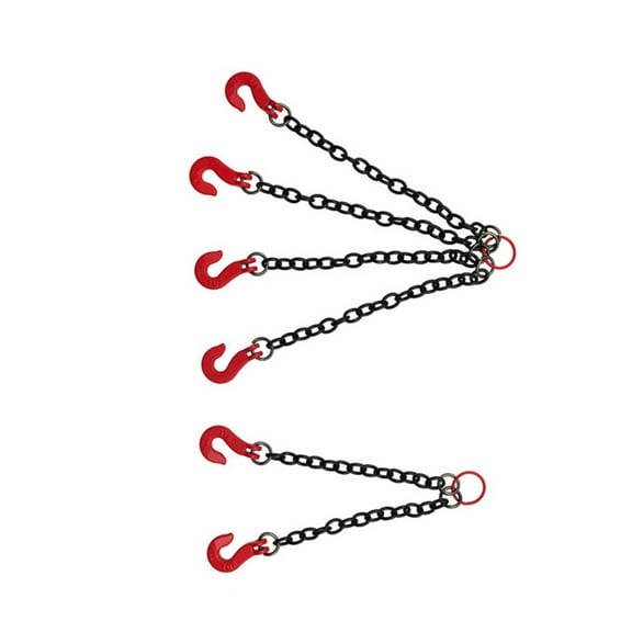 RUISINERY Metal Double Hook Lifting Chain for Remote Control Crawlers Truck Off Road Obstacle Hauling Accessory