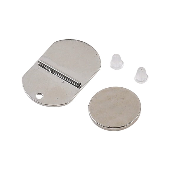 RUISINERY Miniature Magnetic Brooch Converter for Clothing and Accessories Invisible Pin Back for Scarves Hijabs Badge Fastener
