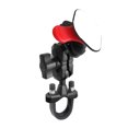 thumbnail image 1 of RUISINERY Motorcycle Handlebar Phone Mount Stand Twist Lock Suction Base Double Socket Arm Adjustable Angles for Secure Navigation, 1 of 7
