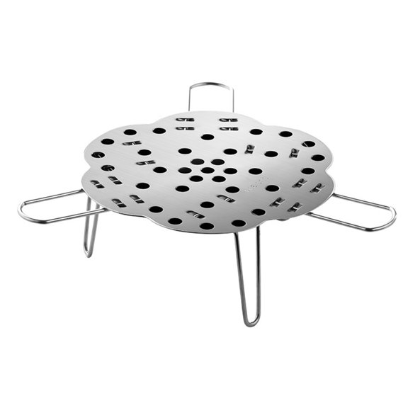 RUISINERY Multifunctional Steamers Cooking Rack Sturdy 304 Stainless Steel Food Steamers Insert Cookwares for Eggs and Puddings