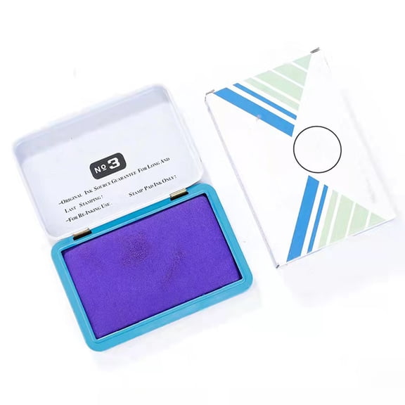 RUISINERY Office Business Stamp Inks Pad Finger Printing Inks Pad Quick Drying Inks For Office Financial Documents Contract Checks