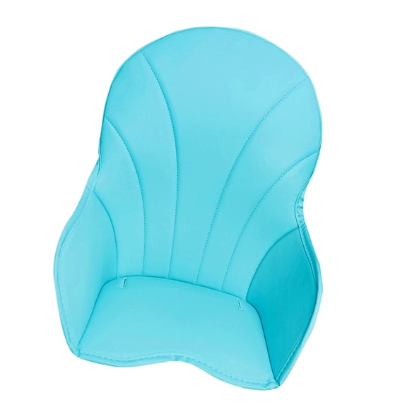 RUISINERY PU Leather High Chairs Seat Cushion Mat with Soft Sponge Padded Feature for Baby Toddler Solid Color Designing