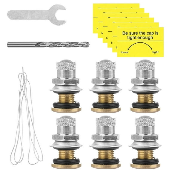 RUISINERY Pack Of 6 Ventilation Caps For Fuels Canister Tanks Leak Proof Design With Accessories Leak Proof Fuels Tanks Vent