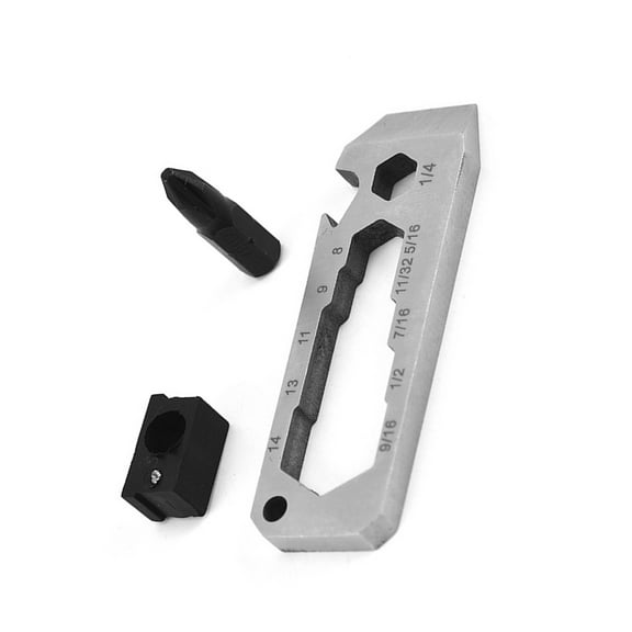 RUISINERY Portable Small Wrenches Open Bottle Crowbars Multitool Bottles opener Ruler Nails Pullers for Prying, Lifting, Pulling