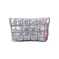 thumbnail image 1 of RUISINERY Quilted Makeup Bag PU Leather Cosmetic Organizers Multi Functional Diamonds Pattern Designs Multiple Color Available, 1 of 8