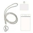 thumbnail image 1 of RUISINERY Rhinestones Lanyard with Badge Card Holder for Doctor Nurse 2.64x4.57In Clear Vertical Card Holder with Lanyard Necklace, 1 of 7