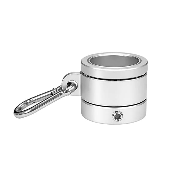 RUISINERY Rotating Flagpole Rings Aluminum Alloy With 304 Stainless Steel Carabiner For 0.9-1.05 Inch Diameter Poles Outdoor Spinn