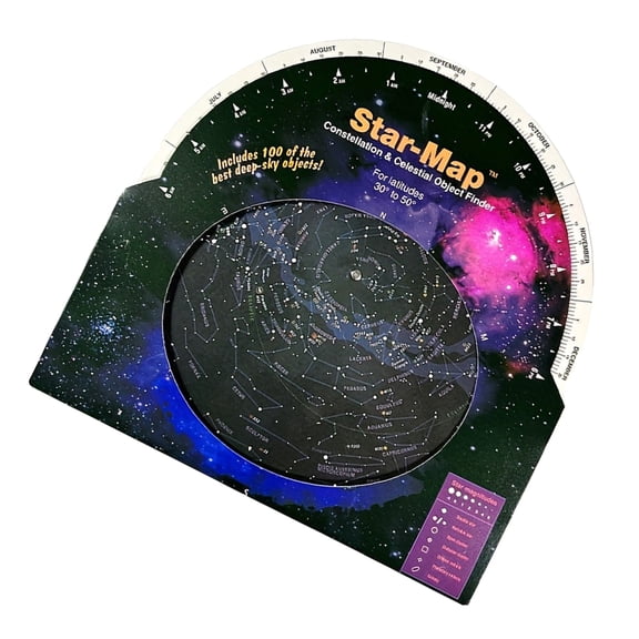 RUISINERY Rotating Star Chart Map Suitable For Astronomy Enthusiasts Schools Science Clubs Portable Stargazing & Planet Discovery