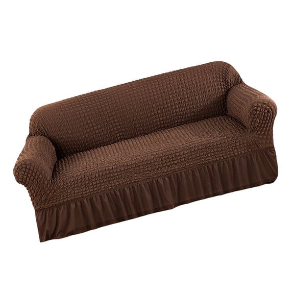 RUISINERY Seersuckers Sofa Covers for Living Room Stretch Sofa Slipieceover for Home Armchair Covers 3 Seats Corner Couch Covers