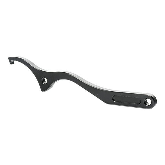 RUISINERY Shock Spanner Wrench Precisions Adjustment Tool Aluminum Shock Adjuster Wrench Ergonomic Shock Spanner 195mm for Bike