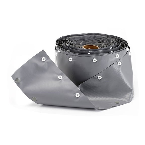 RUISINERY Snaped Button Cable Sleeve Flame Retardant PVC Wire Organizers for Industrial Robots Power Equipment Multiple Length