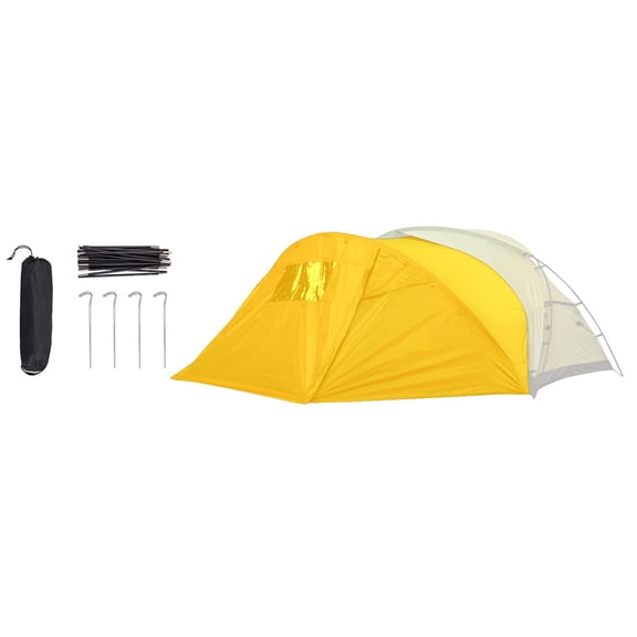 RUISINERY Spacious Outdoor Tent for Family Camping with Extended Front and Canopy Easy Setups, Easy Setups Waterproof Camp Tent