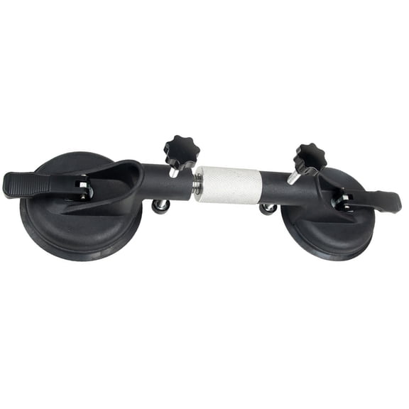 RUISINERY Suctioning Cups Heavy Duty Aluminum Vacuum Plate Handle Glass Holder Hook to Lift Large Glass Tile Moving Glass