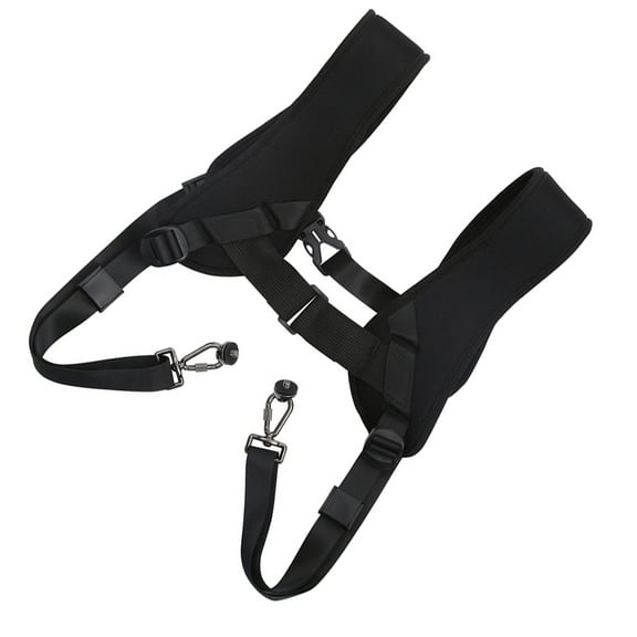RUISINERY Two Shoulder Camera Straps Harness Quick Release Adjustable for DSLR Cameras with Tethers