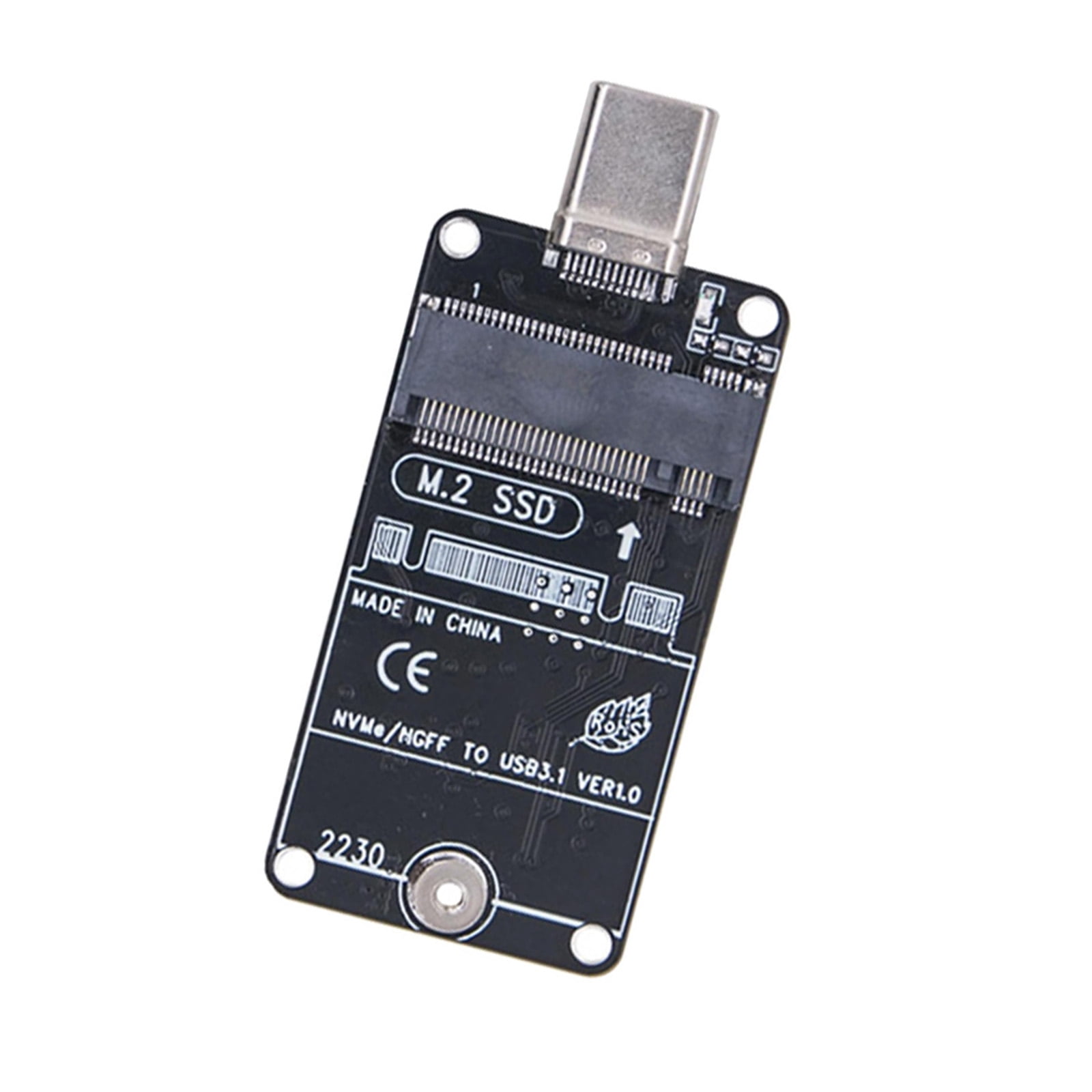 RUISINERY USB 3.1 Adapter Card Reader 1000MB/s 2230 to USB C USB A USB ...