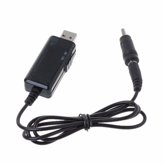 RUISINERY USB Boosts Converters Cable DC5V to 9V 12V USB to DC5.5x2.1mm and 3.5x1.35mm Adapter, USB Voltages Converters Charging C