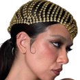 thumbnail image 1 of RUISINERY Unique Multilayer Headpiece Handmade Weave Elegant Headwear Casual Hairpiece for Weddings Parties and Festivals, 1 of 7