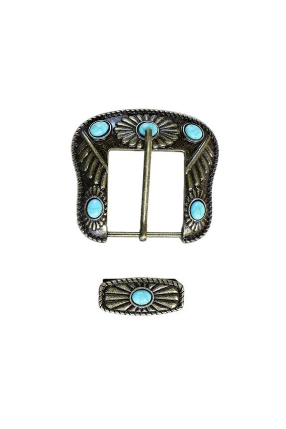 Waist Belt Buckle Engraved Pattern Belt Replacement Buckle Western Styles Belt Buckle and Rings Accessories