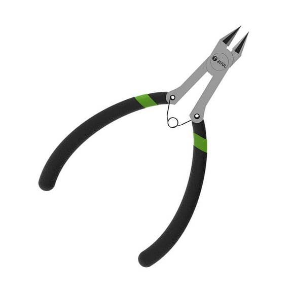 RUISINERY Wire Flush Cutter Side Cutting Pliers with Spring Small Wire Snips for Jewelry Making Electronics Wire Cutting Nipper