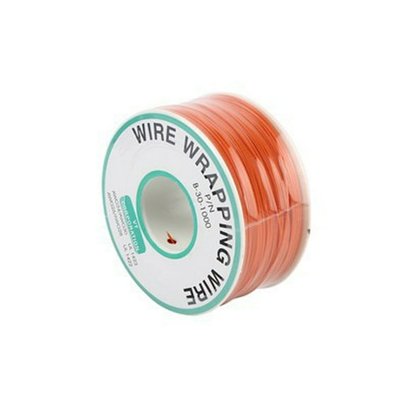 RUISINERY Wire Wrapping Cable 30AWG 250 Metres Temperature Resistant Wire Flexible Insulated Wire Easy to Use for pieceB Soldering
