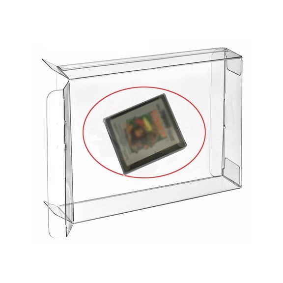 RUITROLIKER 10PCS Protector Case Clear Plastic Protection Sleeve Display Box for 2600 7800 Cartridge