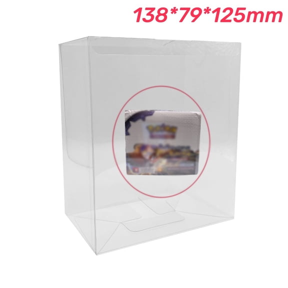 RUITROLIKER 10PCS Protector Case Clear Plastic Protection Sleeve Display Box for Booster Box