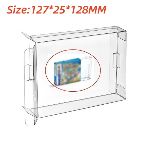 RUITROLIKER 10Pcs Protector Case Clear Plastic Protective Box Sleeve Display Box for Gameboy Color Advance GBA GBC Game Box