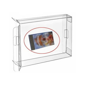 RUITROLIKER 10Pcs Transparent Box Protector Protection Case SleeveCompatible for PS2 Wii WiiU Gamecube Xbox 360 Games Cartridge box