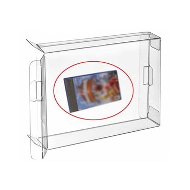 Clear Rigid Plastic Game Case Protectors For PS2, Wii, Xbox - Archival Quality Sleeves (CIB Game Storage)