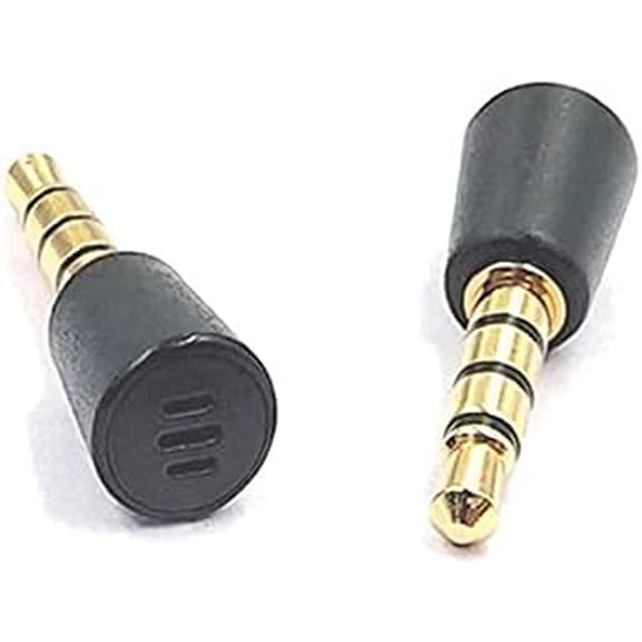 RUITROLIKER 2PCS 3.5MM Microphone Mini Microphone for PS4 Xbox One Game Controller Mobile Phone Laptop Tablet Recorder