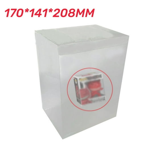 RUITROLIKER 5PCS Box Protector Case Clear Plastic Display Box For 6 inch Vinyl Figure Party Boxes