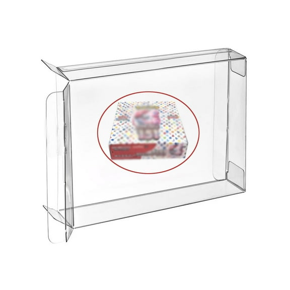 RUITROLIKER 5PCS Box Protector Clear Protection Case Sleeve Display Box for 2023 SV2A Card 151 Series Booster