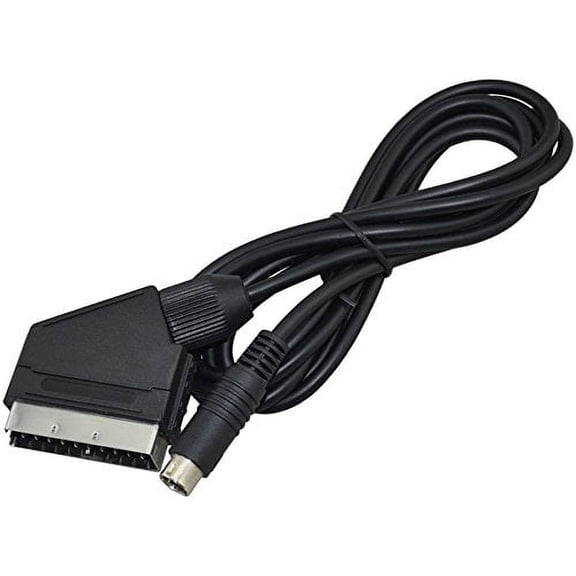 RUITROLIKER 6ft 1.8m RGB Scart AV cable lead for Saturn game console
