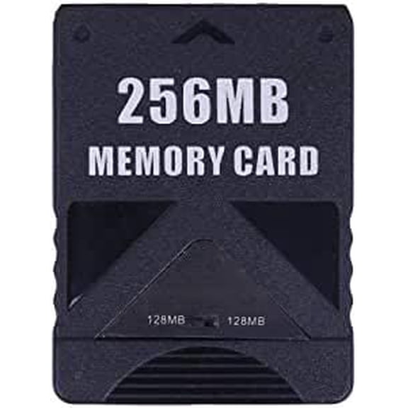 RUITROLIKER Black 256MB Memory Card for PS2