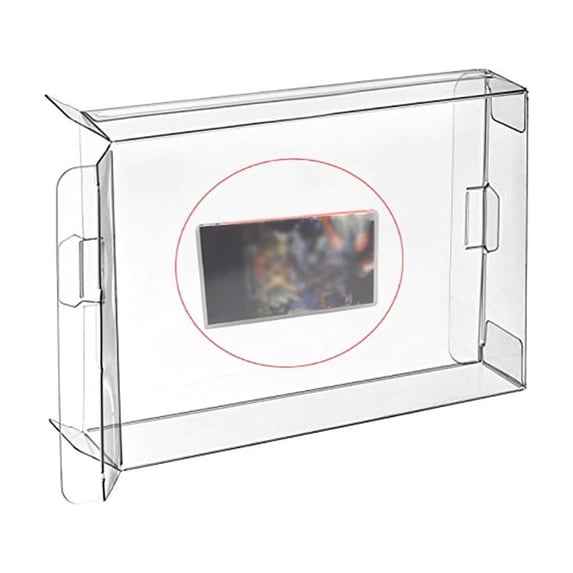 RUITROLIKER Clear Box Case Sleeve CIB Protector for Switch Games Cartridge Box