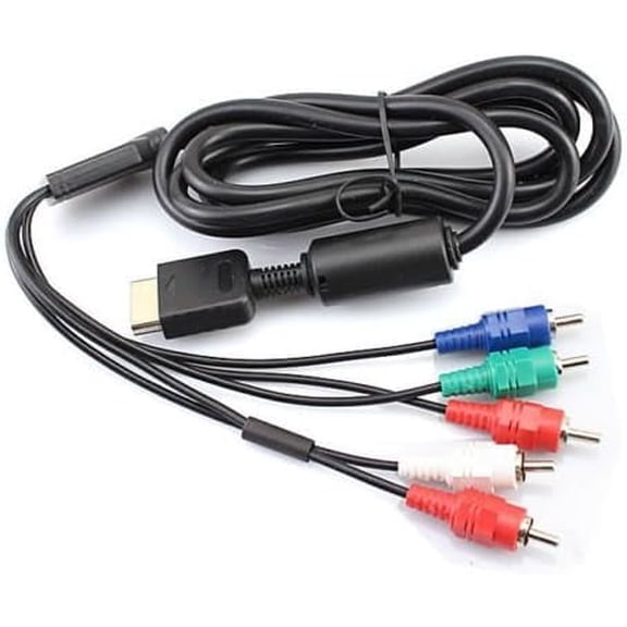 RUITROLIKER HD TV Component Composite Audio Video AV Cable Cord for PS2 PS3