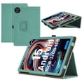 thumbnail image 1 of 【RUIXH】For Evermyth 10 Inch Tablet Case Evermyth Android 15 Tablet Case Premium PU Leather Lightweight and Portable Built-in Stand and Pen Slot Design With Wrist Strap (Green), 1 of 7