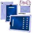 thumbnail image 1 of 【RUIXH】For onn 8.1" Core Tablet protective case onn Android 16 (2026 Model) Tablet Case Premium Silicone drop-proof Built-in 360° Rotating Stand Dedicated Pen Slot with Adjustable Shoulder Strap, 1 of 9