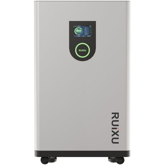 RUIXU 48V 100AH Lifepo4 Battery Smart Lithium Battery. 5120WH, Self-Heating. Built-in BMS, 6000+ Deep Cycles Battery for RV, Solar, Home Energy Storage, Backup Power and Off-Grid.