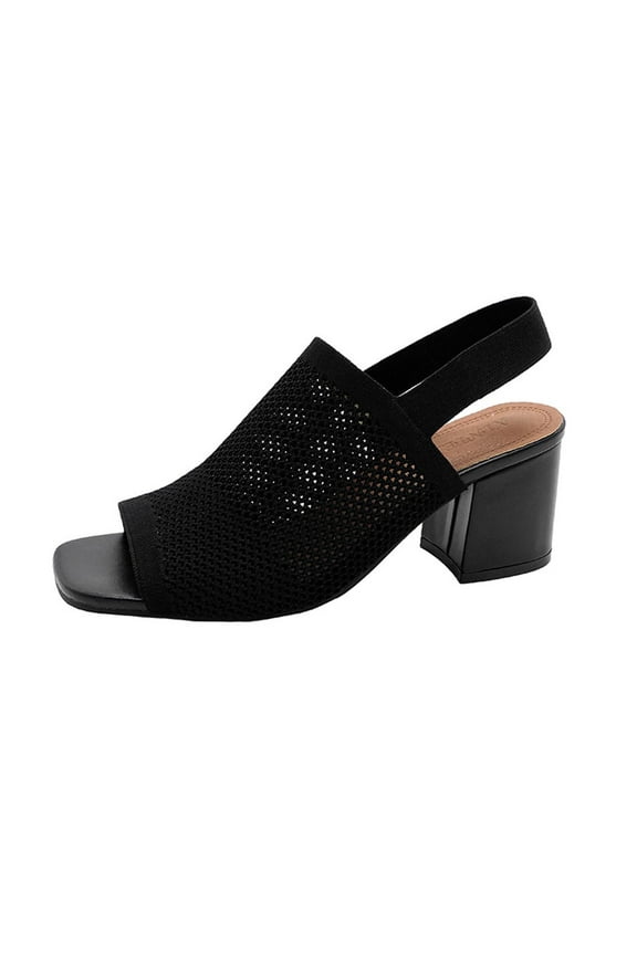 Women's Leather Pointed Toe Ankle Boots - Chunky Heel Buckle Strap Booties, Trendy Rhinestone - Decorated Party Shoes, Stylish Side - Zip Dress Pumps, Comfortable Winter Evening Footwear